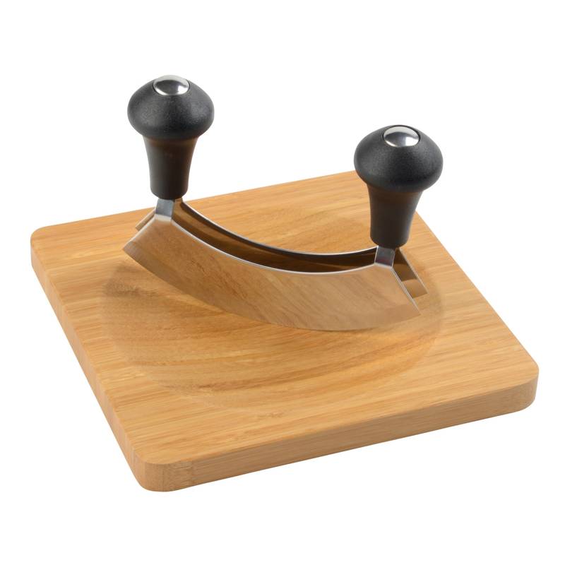 Krájecí sada na bylinky, středně hnědá, stříbrná Krájecí sada na bylinky, středně hnědá, stříbrná